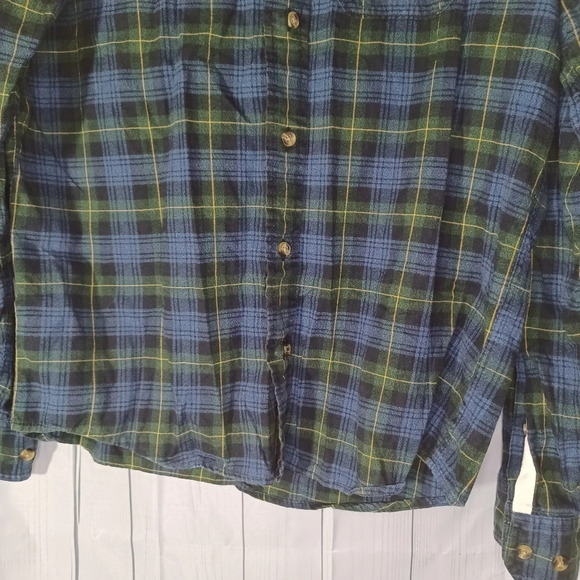 Abercrombie & Fitch Men's muscle flannel shirt 100% cotton - Picture 4 of 8